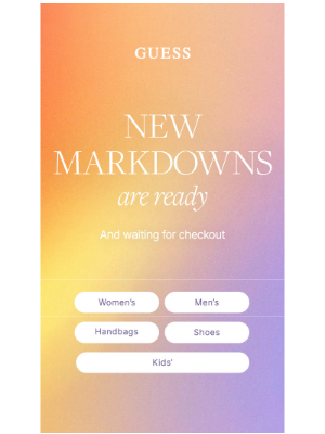 GUESS - New Sale Styles