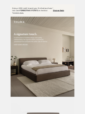Thuma - Cushioned comfort.