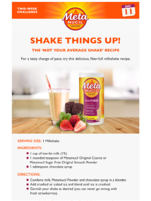 Metamucil - Only 3 more days to go! Get a sweet reward to fuel your day