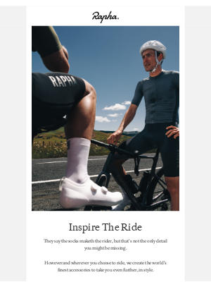 Rapha - Ride enhancing accessories