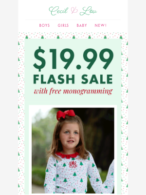 Smocked Threads by Cecil and Lou - 🎄$19.99 FLASH Sale with FREE monograms!