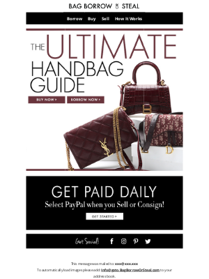 Bag Borrow or Steal - The ULTIMATE Handbag Guide + Free Shipping