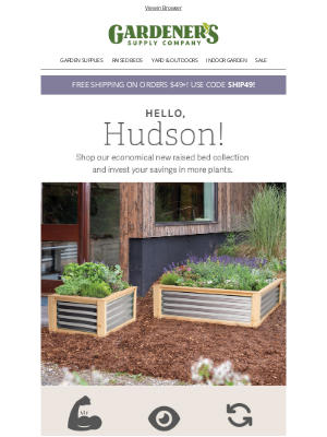 Gardener's Supply Company - New from GSC | Hudson Raised Beds