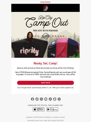 Portland Trail Blazers - Get Outside—Score A Free Poler Gift With Purchase