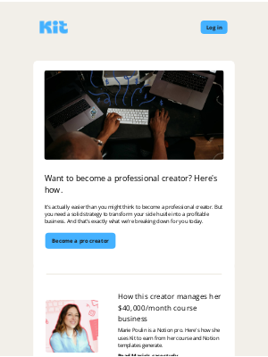 ConvertKit - How this creator manages her $40,000/month course business