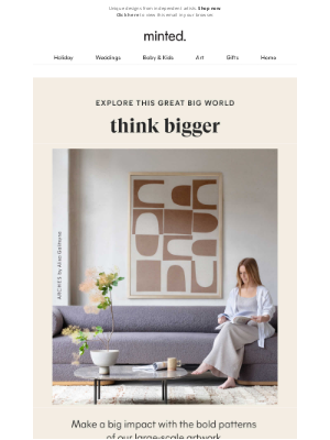 Minted - Bigger is better when it comes to large-format artwork.