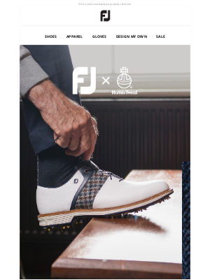 FootJoy - Just Dropped: FJ x Harris Tweed®