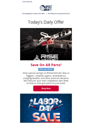 OpticsPlanet - 🔥Blazin' Deals on RISE Armament AR Parts