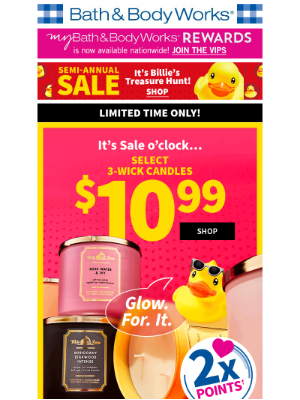 Bath & Body Works - 💪 Sale's going strong—don't miss major steals!