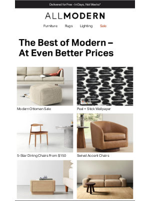 AllModern - sale → ottomans