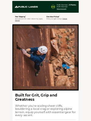 Go-to gear for your next climb 🧗