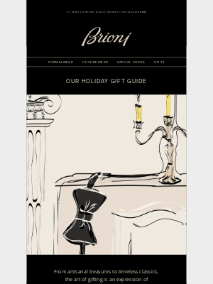 Brioni - Our holiday gift guide