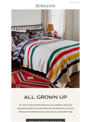 Pendleton Woolen Mills - Bestseller: Glacier National Park Blanket