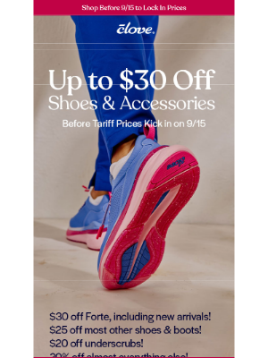 Clove - Beat the tariff bump: shop NOW! 