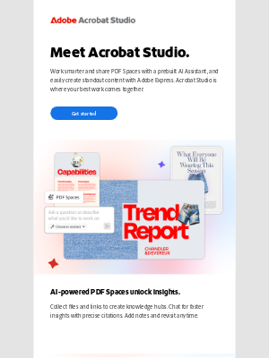 Adobe - Try the all new Acrobat Studio