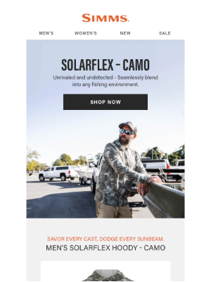 Simms Fishing Products - Keep your cool in new camo styles