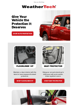 WeatherTech - Don’t Miss Out on Elite Protection