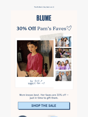 Meet Blume - 30% off, this wknd only 🤍
