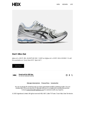 HYPEBEAST - Coming Soon: JJJJound x ASICS Collaboration