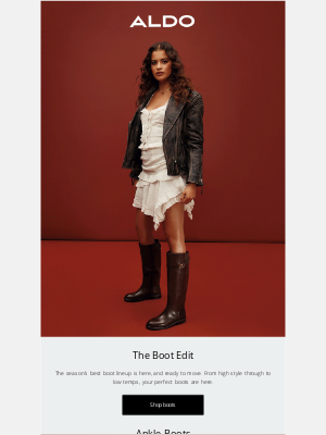 ALDO - New in: The Boot Edit