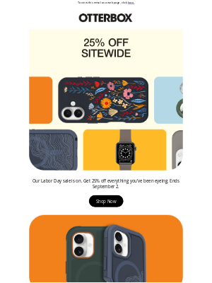 OtterBox - Get 25% off sitewide ♥️