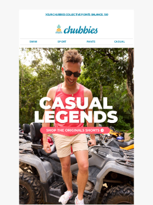Chubbies - ORIGINALS NEVER MISS