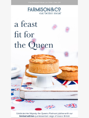 Farmison & Co - WIN a Michelin-Starred Feast Fit for a Queen 👑