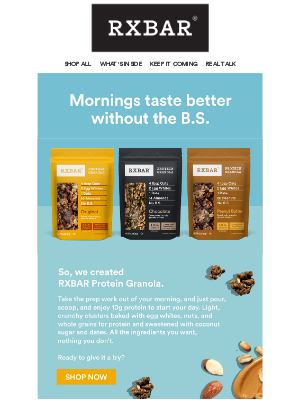 RXBAR - Protein-Packed Start to Your Morning