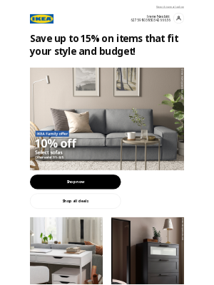 IKEA - Perfect your space 🛋️ Save up to 15% off select items
