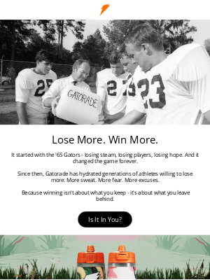 Gatorade - 🏆 How much are you willing to lose—to win?