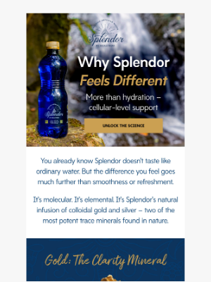 Splendor - Why Splendor tastes and feels different
