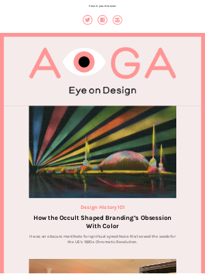 AIGA - How the occult shaped branding’s obsession with color. Plus a lost 20th century type designer gets her due, a new handwriting font + more