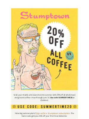 Stumptown Coffee Roasters - Summer is gonna be lit ☀️☕☀️