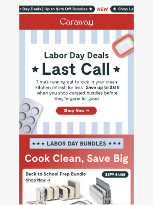 Caraway - Almost Gone: Up to $615 OFF Labor Day Deals ⏰