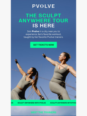 P.volve - Jen’s routine is coming to a city near you 🔥
