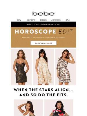 bebe - The Horoscope Edit: Spotlight on Leo 🔥