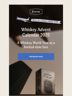 Flaviar - Advent pricing that hasn’t left the runway ✈