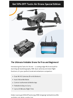 Mattress Firm - Why the Tactic Air Drone is capturing attention worldwide.
