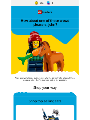 LEGO - Ready for your next set, john?