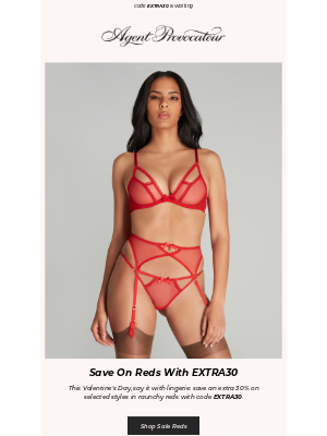 Agent Provocateur - Red Hot | Shop Valentine's Reds ❤️‍🔥