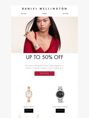 Daniel Wellington - 50% OFF | Don't Miss This Deal‼️