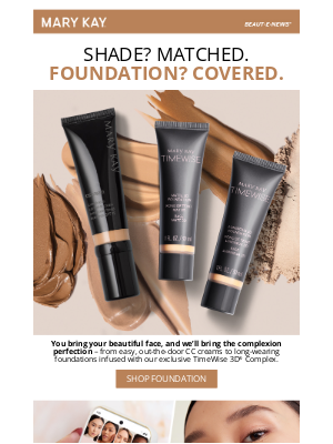 Mary Kay - Find your foundation match in a 📸.