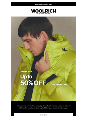 Woolrich - Up to 50% off your favorite styles!