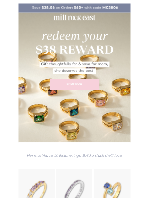 Eve’s Addiction - Last Chance to Use Your $38 Credit for Mom