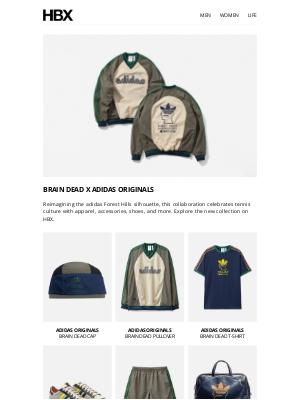 HYPEBEAST - Just Landed: Brain Dead x Adidas Originals SS25 Collection