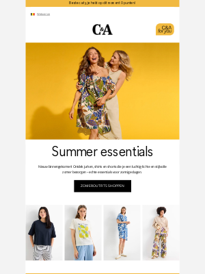 C&A (Belgium) - carly, jouw nieuwe zomerfavorieten liggen op je te wachten ☀