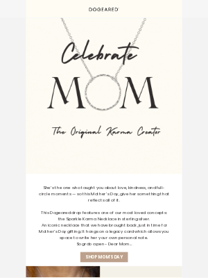Dogeared - This one’s for Mom 💌