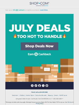 SHOP - 🔥These July Deals are HOT, HOT, HOT!🔥