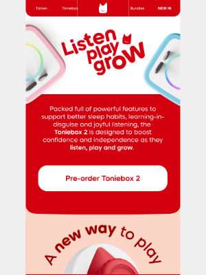 tonies - Ready for a game changer?