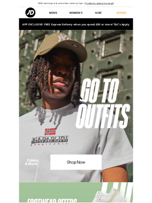 JD Sports (Australia) - Summer fits, sorted.